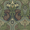 HOUSE Llewelyn-Bowen Gwendoline Printed Damask Made To Measure Curtains Wildnavy