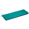 Plain Water Resistant Outdoor Bench Pad 45cm x 125cm Green