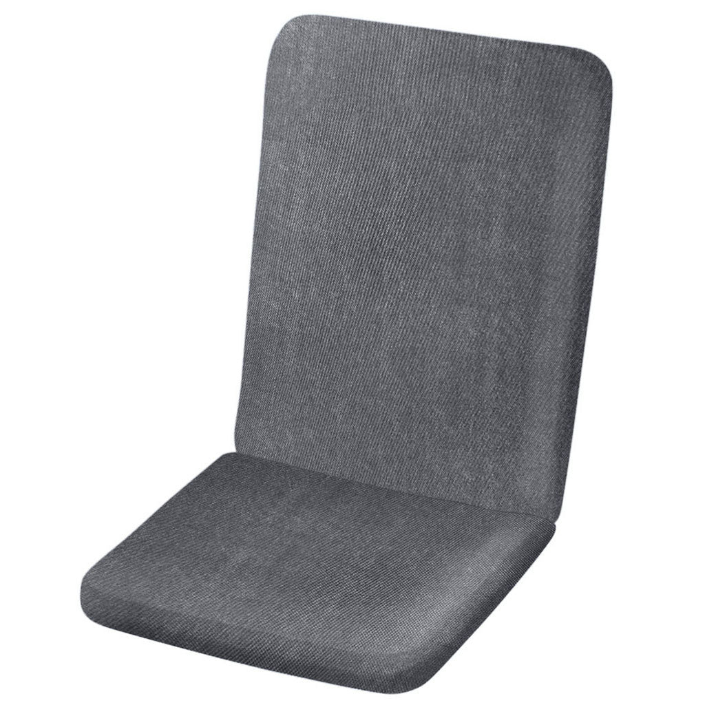 Plain Water Resistant Outdoor Chair Pad 42cm x 95cm Grey