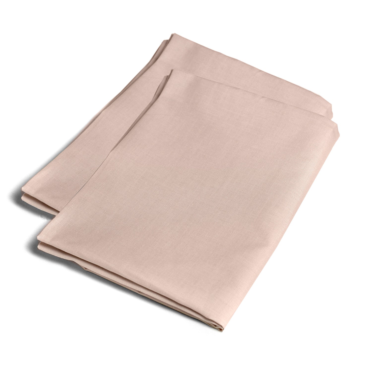 Fusion Plain Dyed Pillowcase Blush