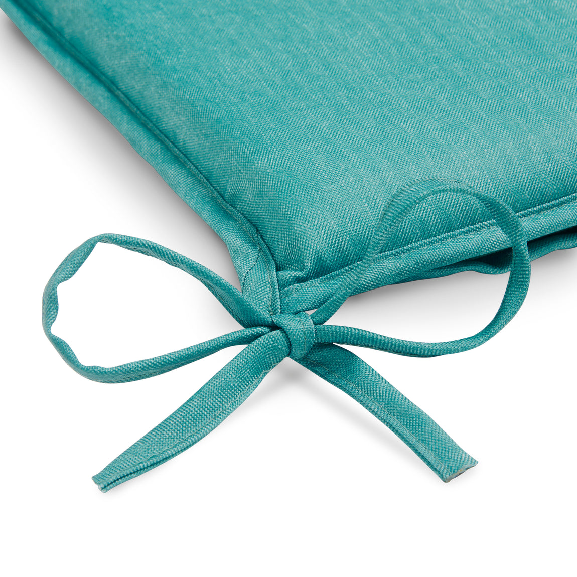 Plain Water Resistant Outdoor Square Seat Pad 42cm x 42cm Green
