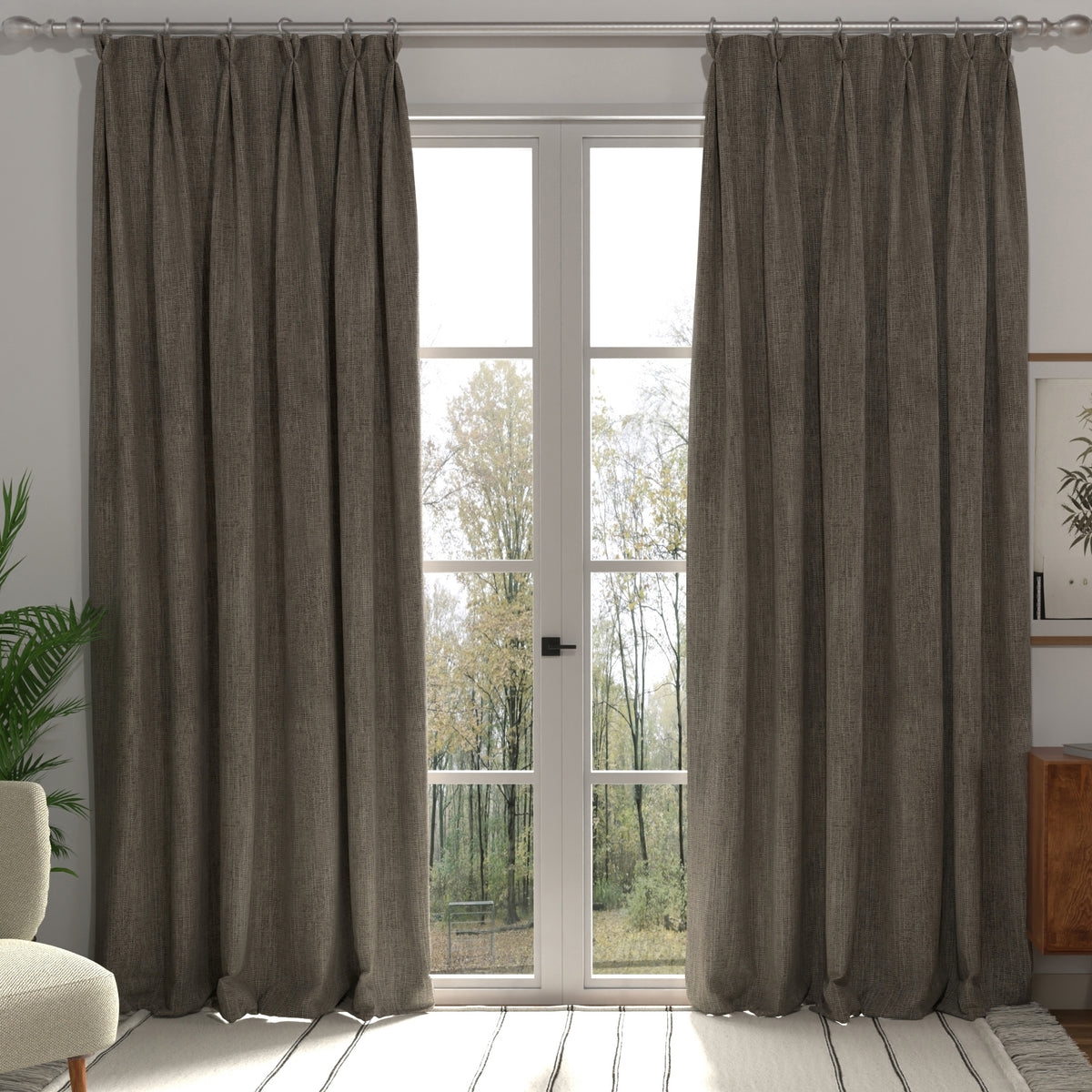 Polaris Made to Measure Curtain Mocha