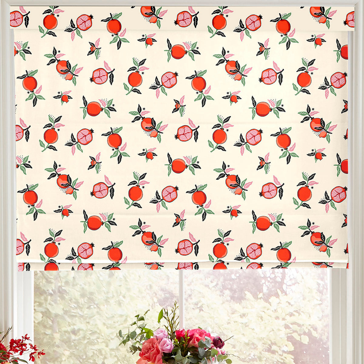 Cath Kidston Pomegranate Made to Measure Roman Blind Orange