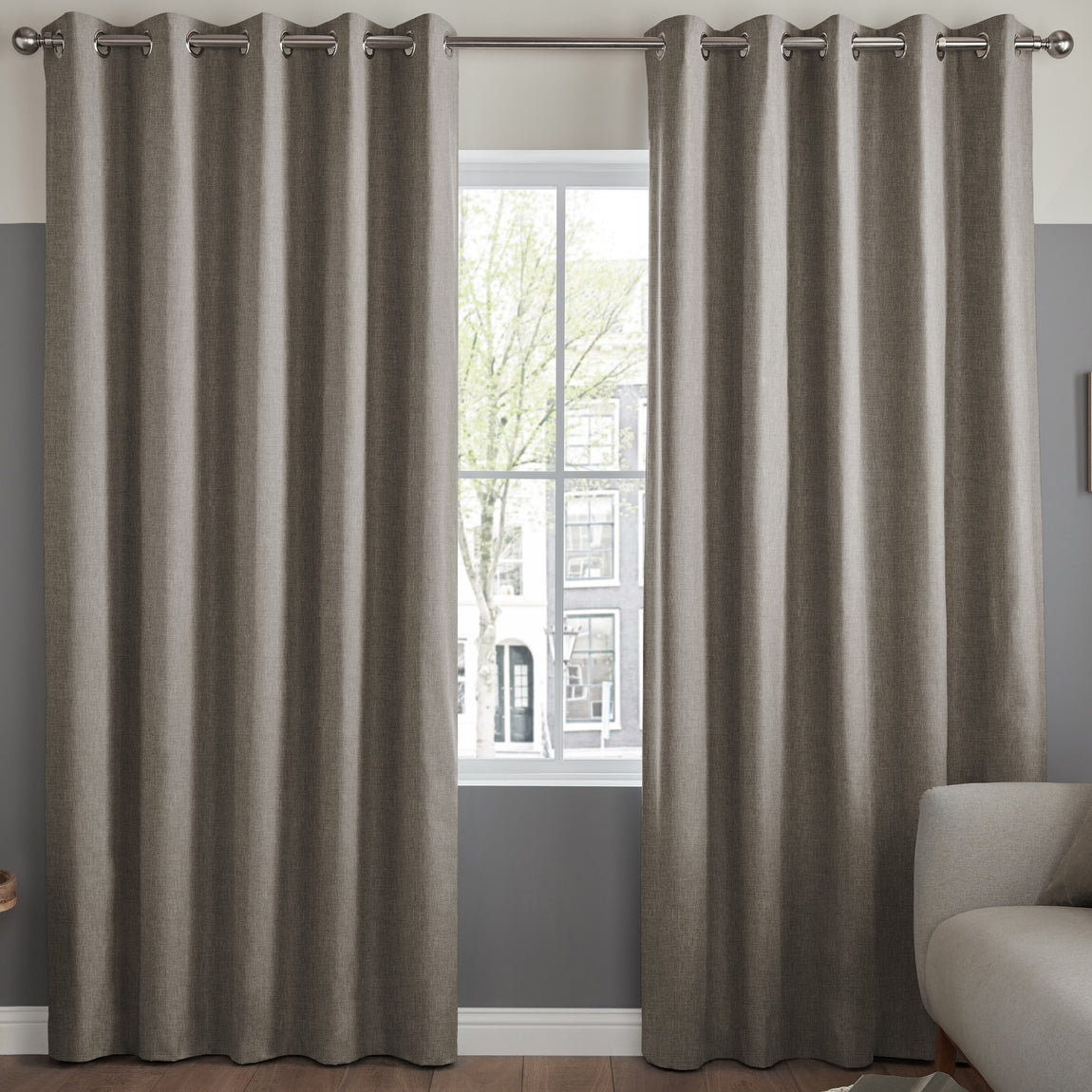 Positano Made to Measure Curtain Otter