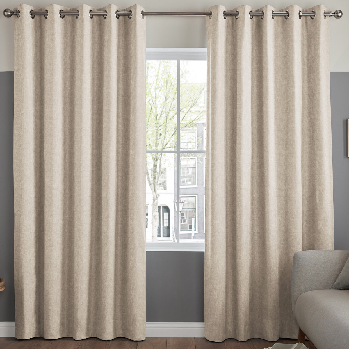 Positano Made to Measure Curtain Oyster