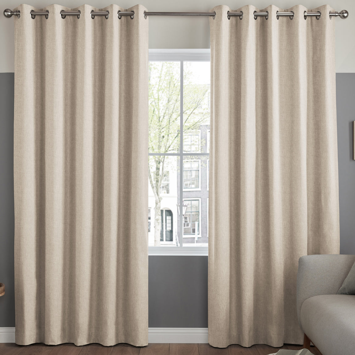 Positano Made to Measure Curtain Oyster
