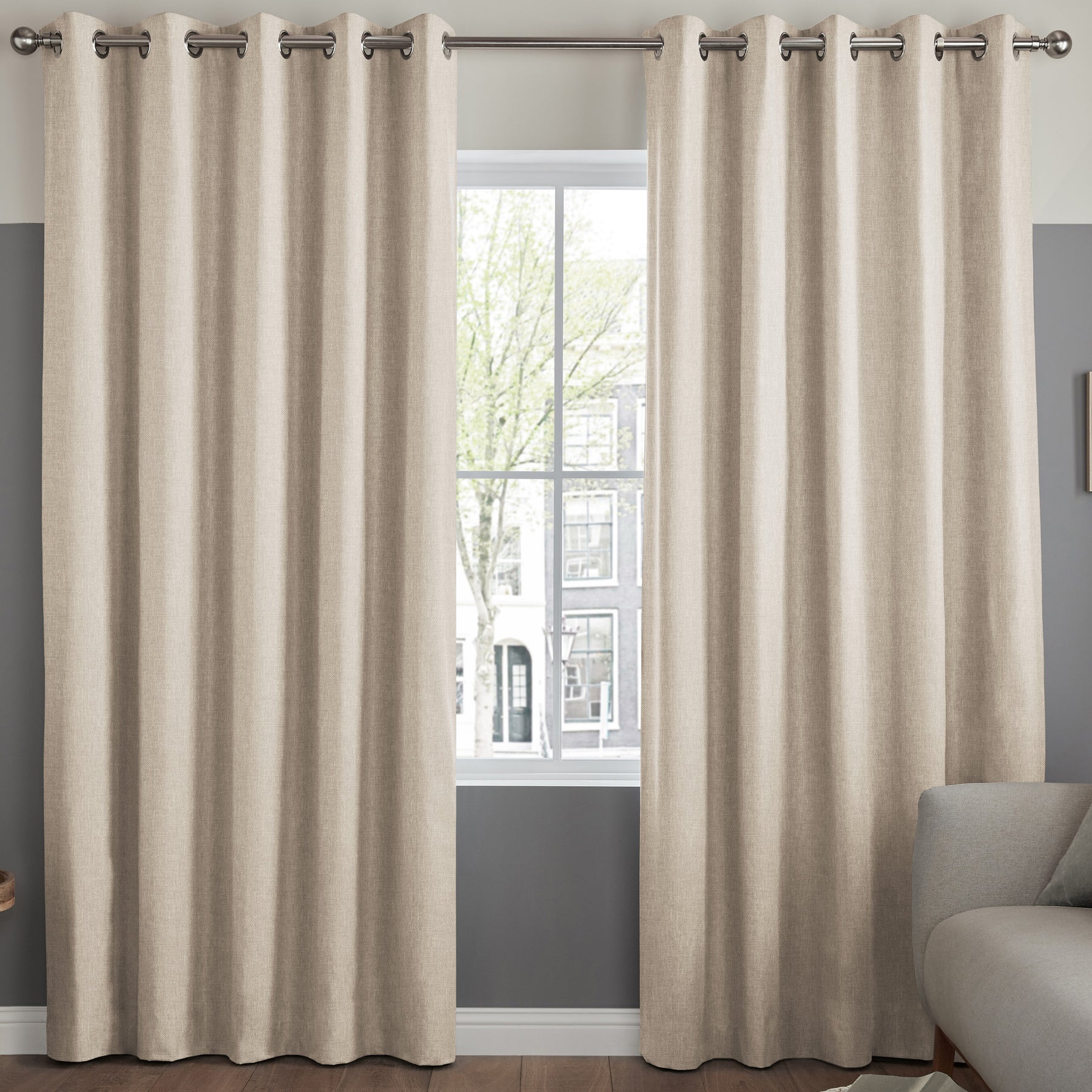 Positano Made To Measure Curtains Oyster