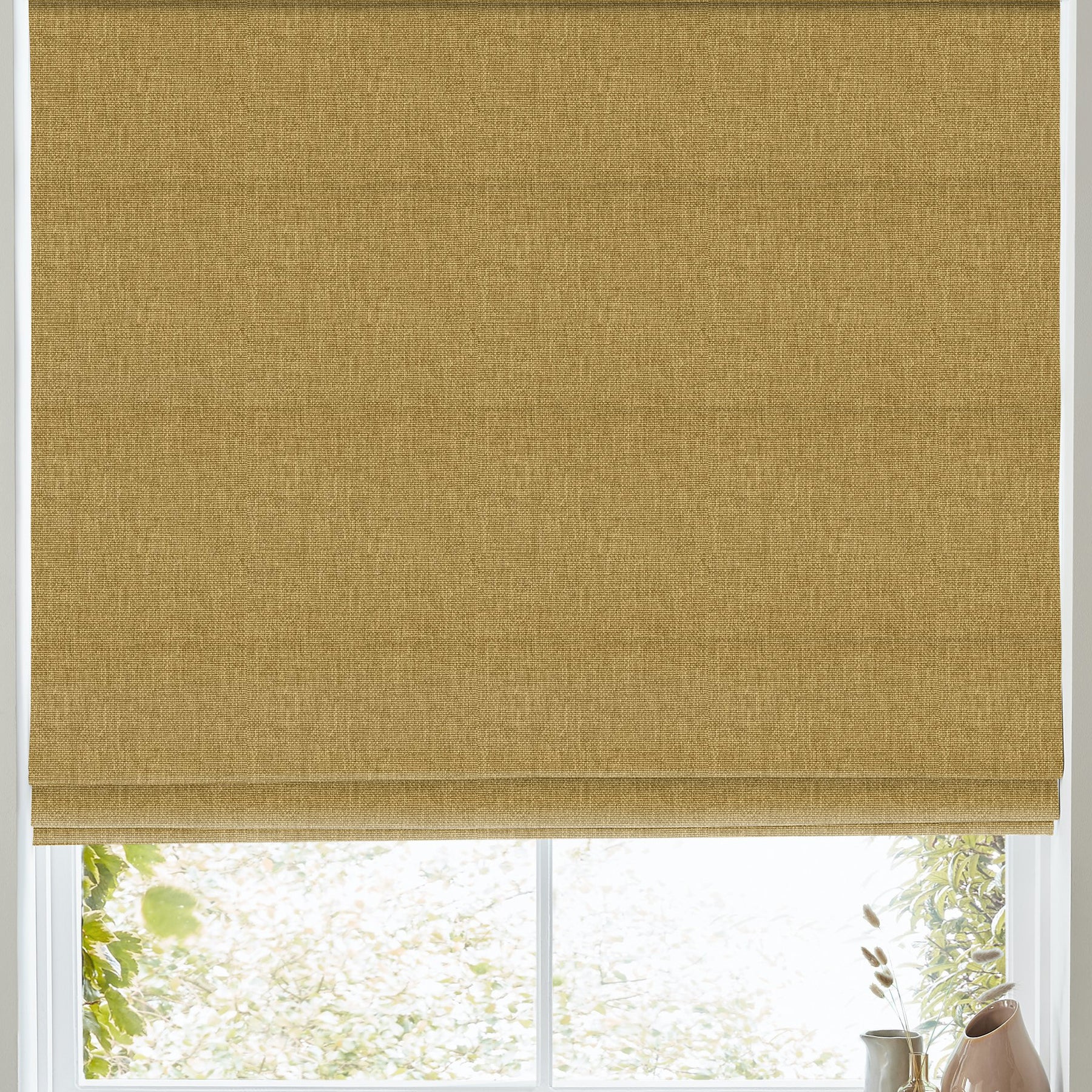 Positano Roman Blind Saffron