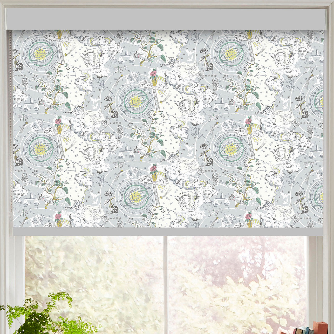 Cath Kidston Power To The Peaceful Made to Measure Roller Blind Mint
