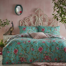 Video of Furn Vintage Chinoiserie Duvet Cover Bedding Set Jade
