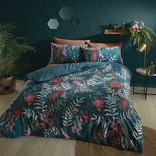 Video of Catherine Lansfield Mya Duvet Cover Bedding Set Duckegg Blue