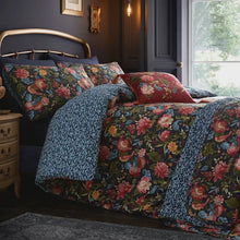 Video of Dreams & Drapes Bejewelled Cotton Duvet Cover Bedding Set Navy