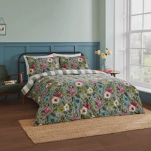 Video of Hidcote Manor Botanical Duvet Cover Bedding Set Petrol