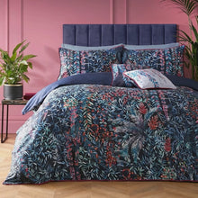 Video of Soiree Tessa Duvet Cover Bedding Set Navy