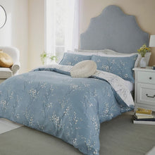 Video of Laura Ashley Pussy Willow Duvet Cover Bedding Set Dark Seaspray