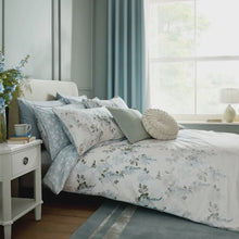 Video of Laura Ashley Mirabelle Duvet Cover Bedding Set Pale Seaspray
