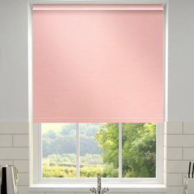 Primary Made to Measure Blackout Roller Blind Rose Dusky Rose
