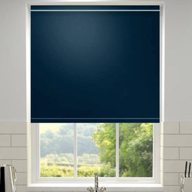 Primary Made to Measure Blackout Roller Blind Blue Night Midnight