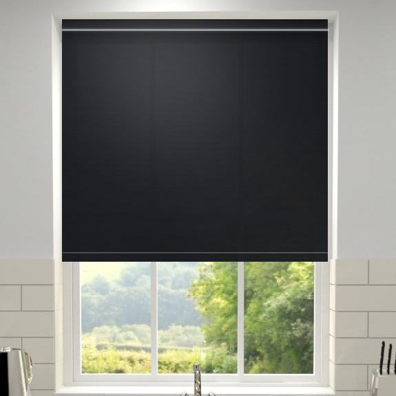 Primary Made to Measure Roller Blind Black Noir