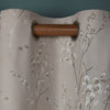 Laura Ashley Pussy Willow Ready Made Eyelet Curtains Truffle Natural