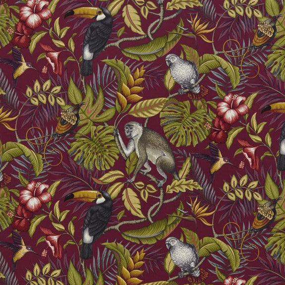 iLiv Rain Forest Fabric Cranberry