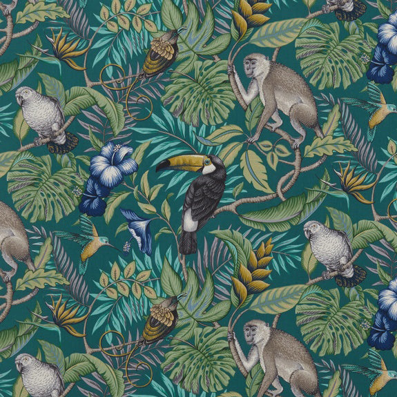 iLiv Rain Forest Fabric Lagoon