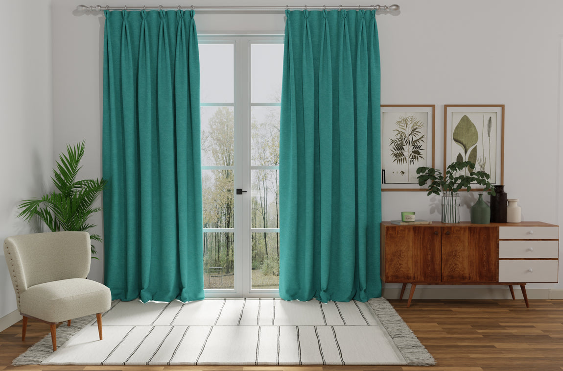 Kensington Made to Measure Curtain Peacock
