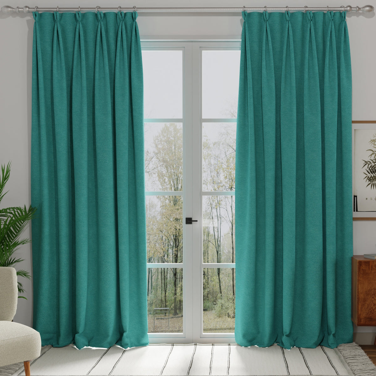 Kensington Made to Measure Curtain Peacock