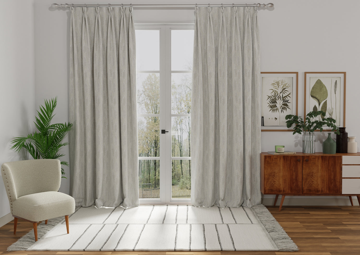 Quill Made to Measure Curtain Chalk