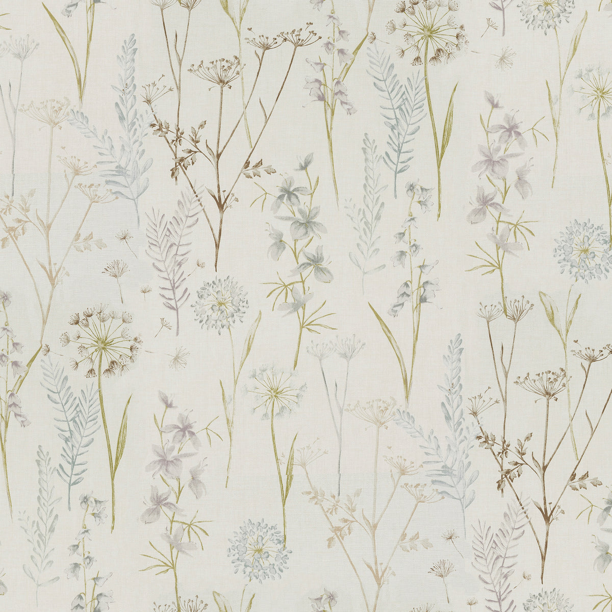 Wild Flower Made to Measure Curtain Wedgewood
