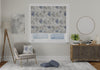 Woodland Made to Measure Roman Blind Saxon Blue