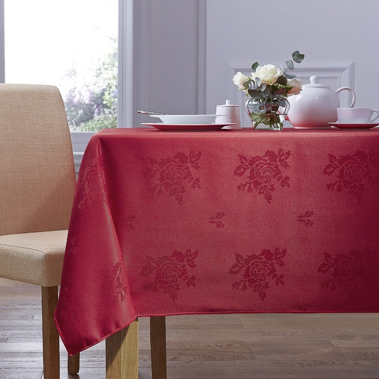Cezanne Table Linen In Red | UK Delivery | Terrys Fabrics