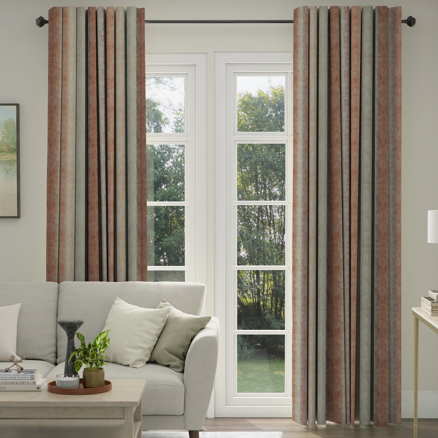 Linda Barker Home Bidar Blackout Made To Measure Roman Blind Spice