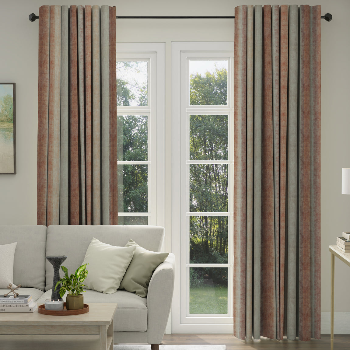Linda Barker Home Bidar Blackout Made To Measure Roman Blind Spice