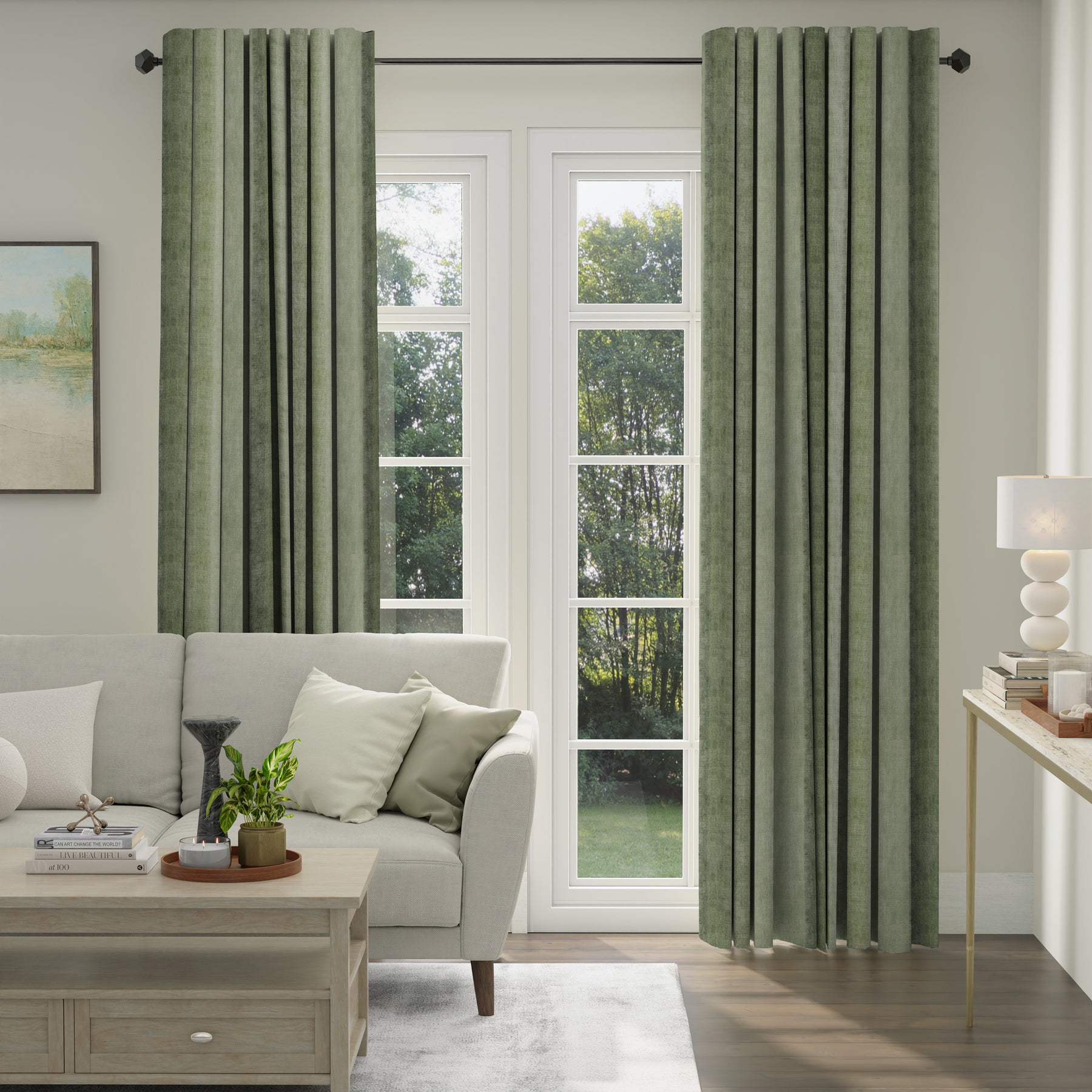 Linda Barker Home Bidar Blackout Made To Measure Curtains Emerald