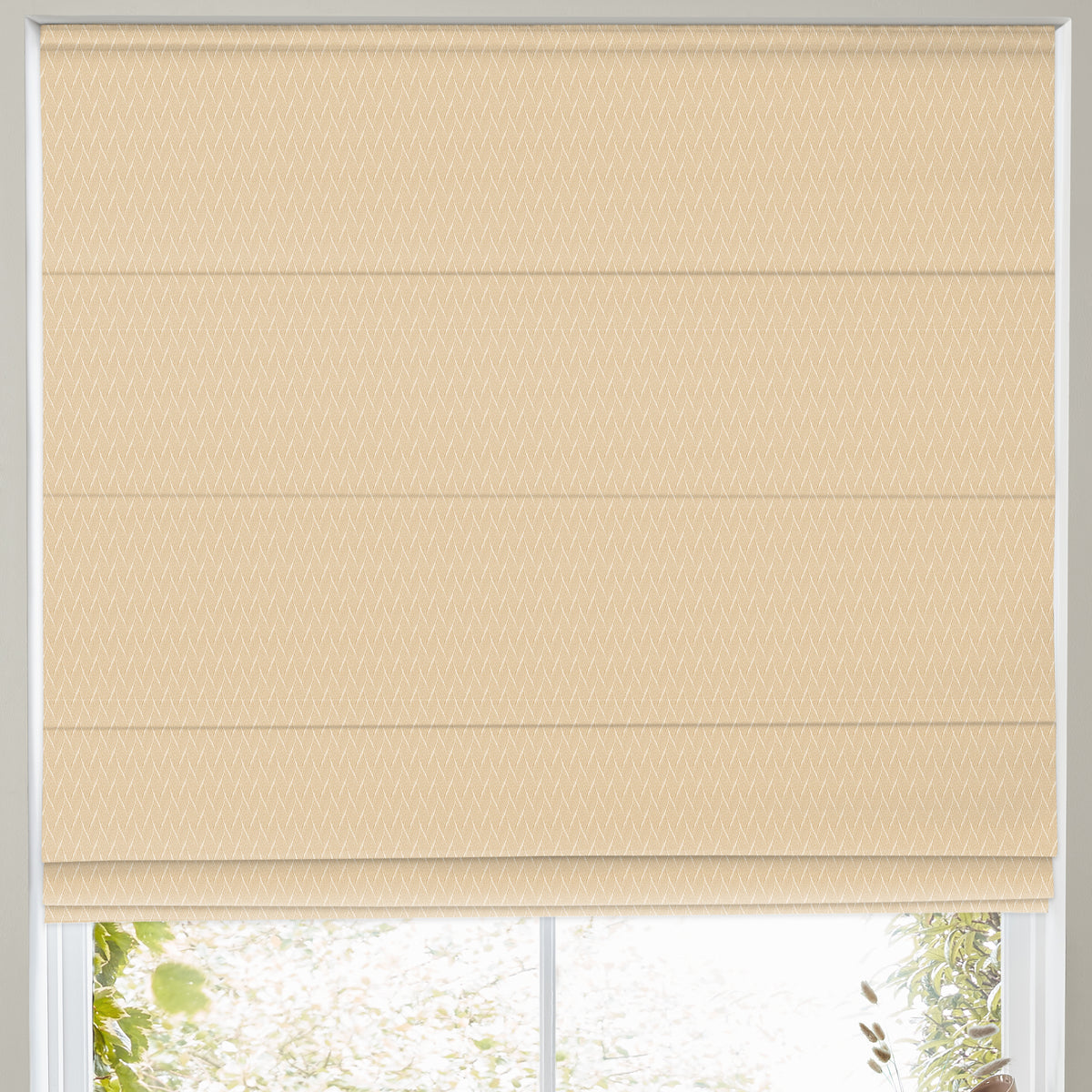 Kivu Made to Measure Roman Blind Champagne