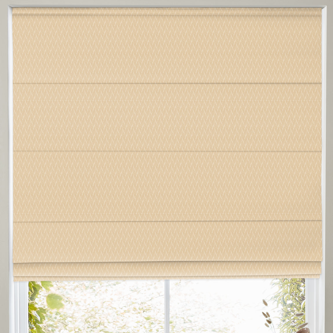 Kivu Made to Measure Roman Blind Champagne