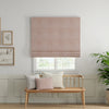 ANTE DECOR Burgess Printed Cotton Stripe Made To Measure Roman Blind Pink