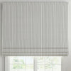 ANTE DECOR Burgess Printed Cotton Stripe Made To Measure Curtains White Black