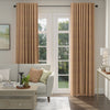 ANTE DECOR Burgess Printed Cotton Stripe Made To Measure Curtains Sienna