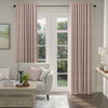 ANTE DECOR Burgess Printed Cotton Stripe Made To Measure Curtains Pink