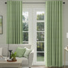 ANTE DECOR Burgess Printed Cotton Stripe Made To Measure Roman Blind Green