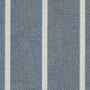ANTE DECOR Burgess Printed Cotton Stripe Made To Measure Roman Blind Blue Sample Image