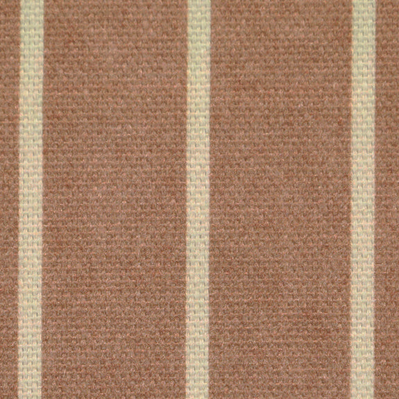 ANTE DECOR Burgess Printed Cotton Stripe Made To Measure Roman Blind Sienna