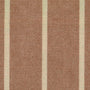 ANTE DECOR Burgess Printed Cotton Stripe Made To Measure Curtains Sienna Sample Image