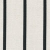 ANTE DECOR Burgess Printed Cotton Stripe Made To Measure Curtains White Black