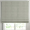 ANTE DECOR Burgess Printed Cotton Stripe Made To Measure Roman Blind Soft Grey