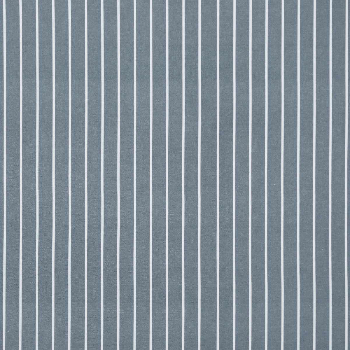 ANTE DECOR Burgess Printed Cotton Stripe Fabric Blue