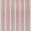 ANTE DECOR Burgess Printed Cotton Stripe Fabric Pink