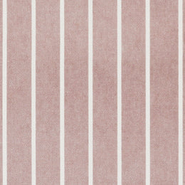 ANTE DECOR Burgess Printed Cotton Stripe Fabric Pink